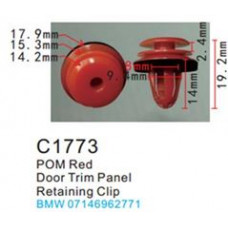Клипса для крепления внутренней обшивки а/м БМВ/ Вольво пластиковая  C1773(BMW/Volvo)