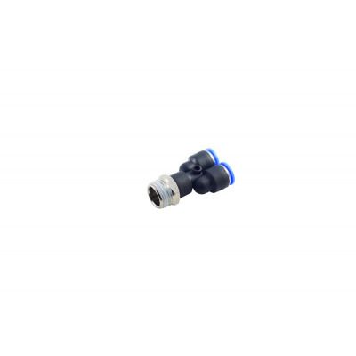 Фитинг Y-образный для пластиковых трубок 6мм с наружной резьбой 1/2   RF-SPX06-04
