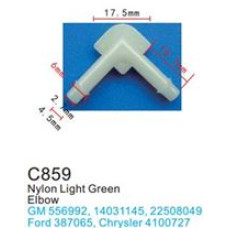 Клипса для крепления внутренней обшивки а/м Крайслер пластиковая  C0859(Chrysler)