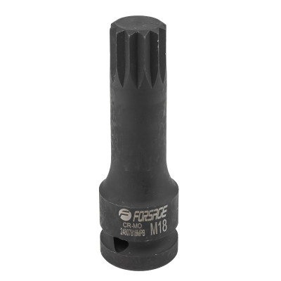 Головка-бита SPLINE ударная M18,1/2   F-24807818MPB