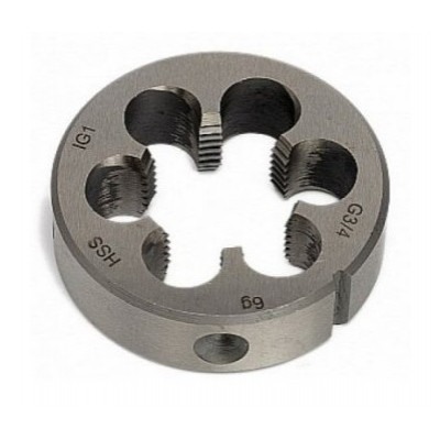 Плашка M9x1,25-Ø25мм, в пластиковом футляре RF-DIE9x1,25