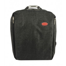 Сумка-рюкзак универсальная(жесткий каркас,утолщенные стенки для защиты ноутбука,выход для кабеля,9карманов,аллюм.фурнитура,водоотталкива