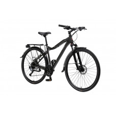Велосипед MTB Stroller-X(Al6061,колесо700с,пер/зад покр40C, 27скоростейShimano Acera, вилкаRST Neon,тормозаTektro, седлоVelo,рост до175см,серо-корич.)