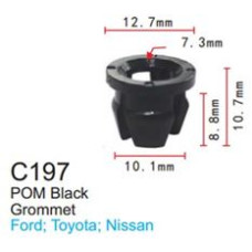 Клипса для крепления внутренней обшивки а/м Форд пластиковая  C0197(Ford)