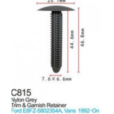 Клипса для крепления внутренней обшивки а/м Фиат/ Фольксваген/ Форд пластиковая  C0815(Fiat/VW/Ford)