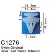 Клипса для крепления внутренней обшивки а/м Рено пластиковая  C1276(Renault)