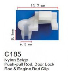 Клипса для крепления внутренней обшивки а/м универсальная пластиковая  C0185(C185)(universal)