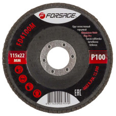 Круг лепестковый торцевой 115х22мм P100 F-FD4100M