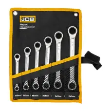 Ключи накидные трещоточные, набор 6пр. JCB-50621M