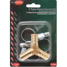 Разветвитель  елочка  Y-образный 10мм + хомуты для крепежа  RF-E102-5/3