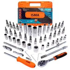 Набор инструмента 53пр. 1/4   ISMA-2531-5 EURO