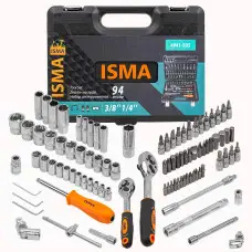 Набор инструментов 94 пр. 1/4  3/8   ISMA-4941-5DS