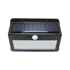 Светильник светодиодный на солнечной батарее с датчиком движения (5.5V,2.5W,18650Li,3.7V,2400mAh,38SMD Led,6500К,раб. время8-10ч,заряд.4-6ч,IP44,210х1 WMC-RK-SWC5010-PIR
