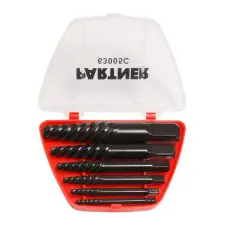 Набор экстракторов резьбы,6пр., в пластиковом футляре PA-63005C