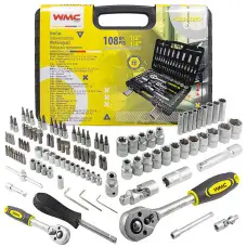 Набор инструментов 108пр. 1/2  , 1/4    WMC-41082-5EURO