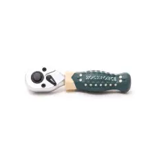 Трещотка реверсивная короткая с резиновой ручкой 1/4   RF-802219