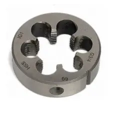 Плашка M9x1.0-Ø25мм, в пластиковом футляре RF-DIE9x1