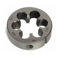 Плашка M9x1,25-Ø25мм, в пластиковом футляре RF-DIE9x1,25