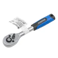 Трещотка реверсивная с резиновой ручкой 1/4   F-80222W