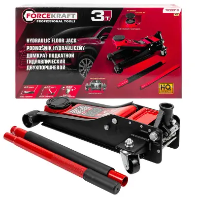 Домкрат подкатной гидравлический 3т FK-T830018 HT